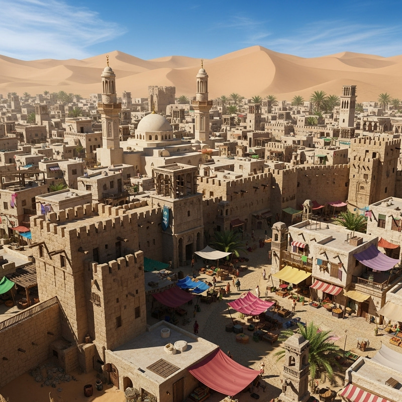 Explore a Medieval City in the Arabian Desert