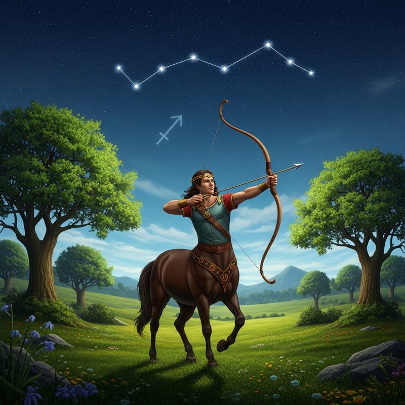 Sagittarius Zodiac Sign - Constellation and Centaur Sagittarius Zodiac Sign - Constellation and Centaur