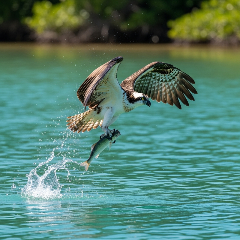 Osprey Catching Fish: Wildlife Photography Shot Osprey Catching Fish: Wildlife Photography Shot