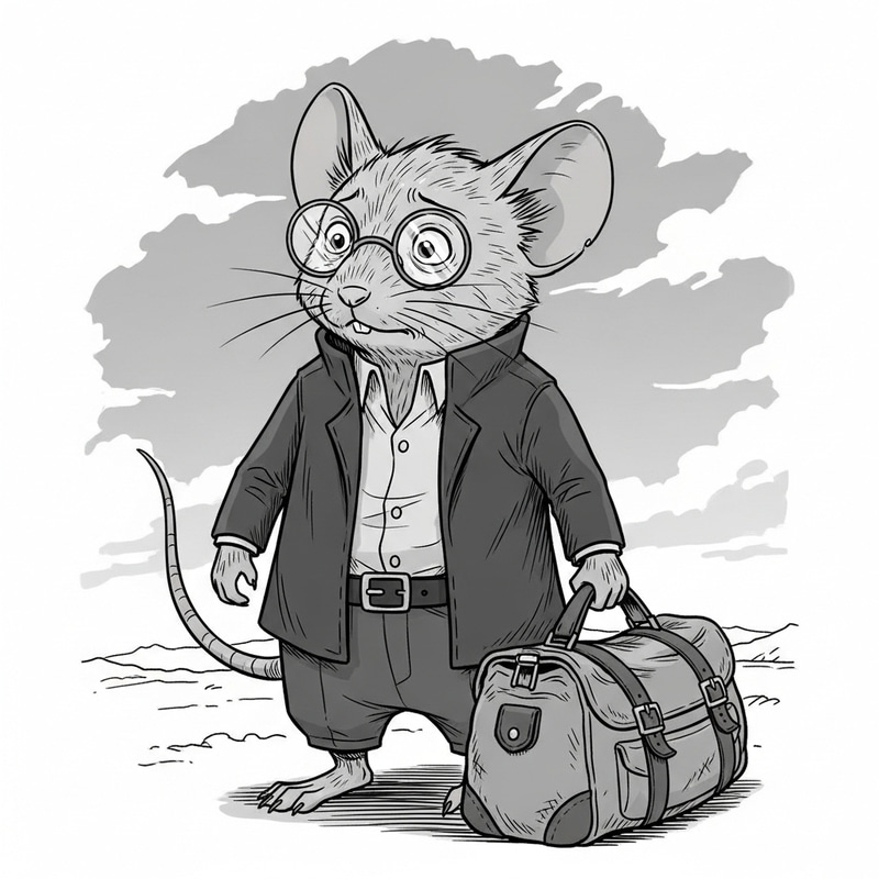 Detailed Anthropomorphic Mouse Character Detailed Anthropomorphic Mouse Character