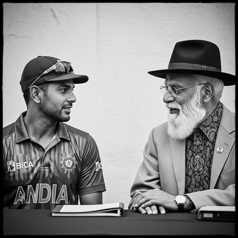 Ms. Dhoni & Mahatma Gandhi: A Timeless Conversation Ms. Dhoni & Mahatma Gandhi: A Timeless Conversation