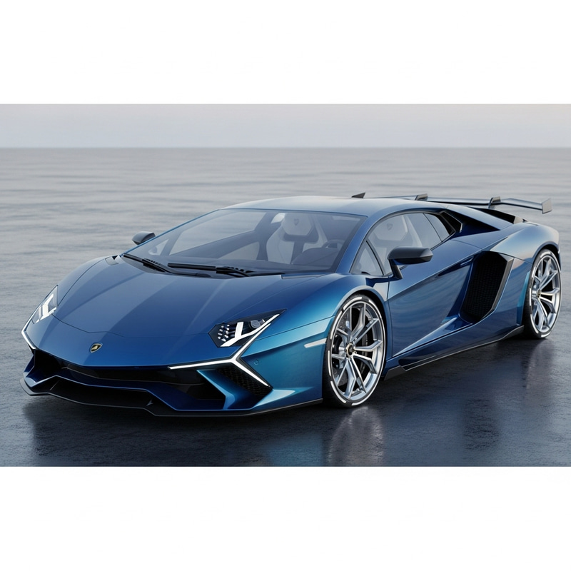 Futuristic 2034 Lamborghini: The Ultimate Luxury Supercar