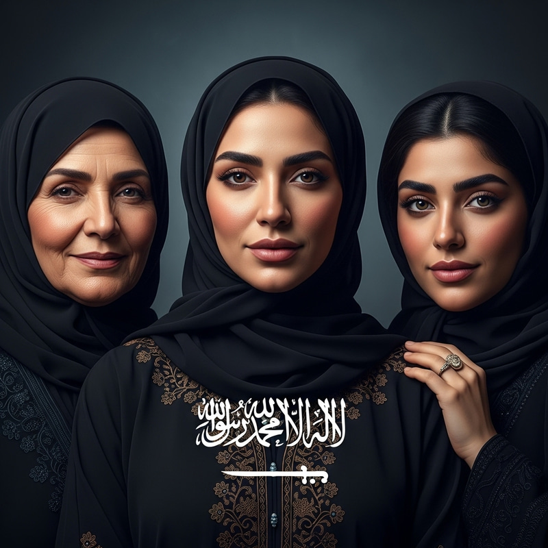 Saudi Women: Timeless Beauty Captured in Full-Frame Portraits Saudi Women: Timeless Beauty Captured in Full-Frame Portraits