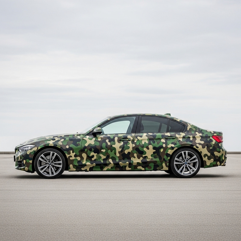 Custom Camouflage Car Skin for Modern Sedans Custom Camouflage Car Skin for Modern Sedans