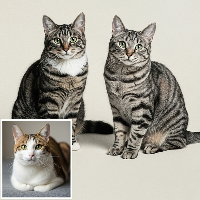 Simple Continuous Line Drawing of Two Cats Cuddling Simple Continuous Line Drawing of Two Cats Cuddling