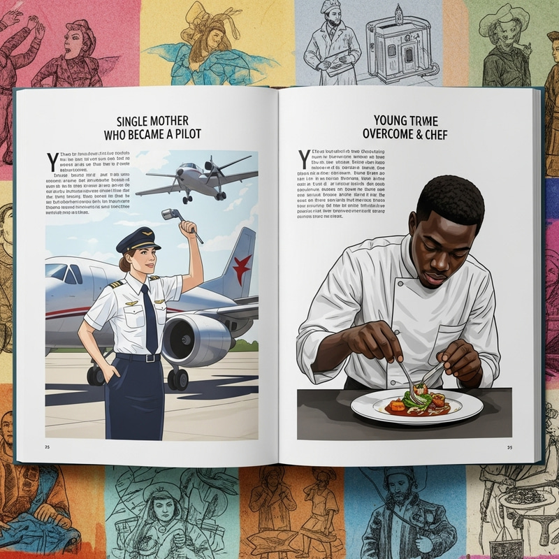 Motinspiring Stories: Single Mother to Pilot, Troubled Youth to Renowned Chef Motinspiring Stories: Single Mother to Pilot, Troubled Youth to Renowned Chef