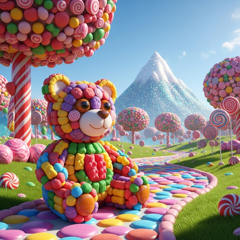 Candy Bear in Candy Land: A Whimsical Tale Candy Bear in Candy Land: A Whimsical Tale