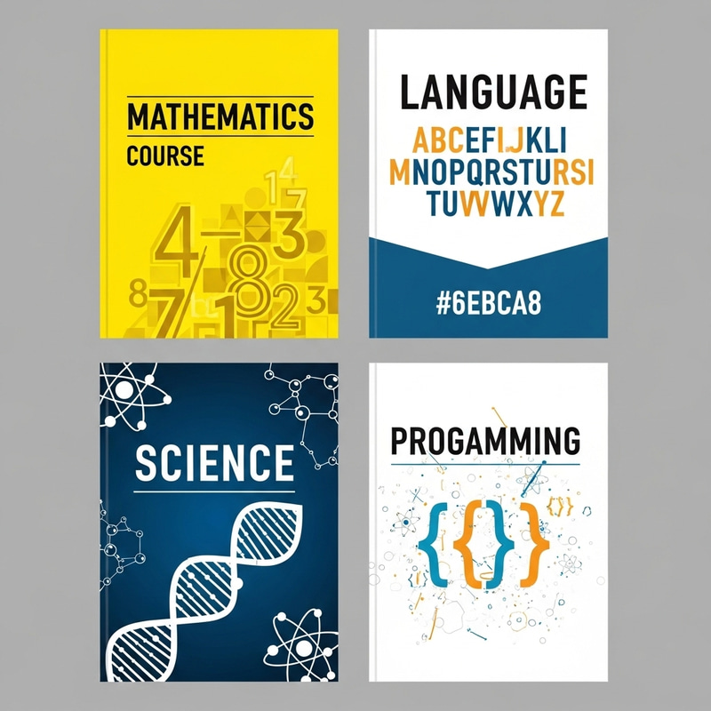 Colorful Mathematics, Language, Science & Programming Textbook Covers Colorful Mathematics, Language, Science & Programming Textbook Covers