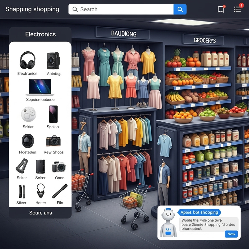 Bustling Online Shopping Store - Gadgets, Fashion, Groceries Bustling Online Shopping Store - Gadgets, Fashion, Groceries