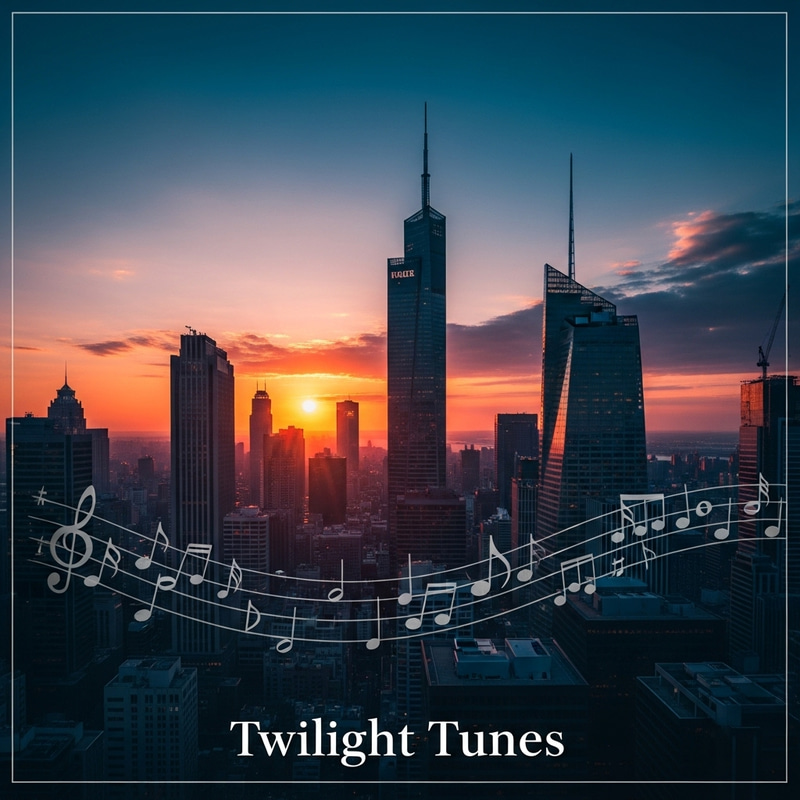 Twilight Tunes: Cityscape Music EP Art