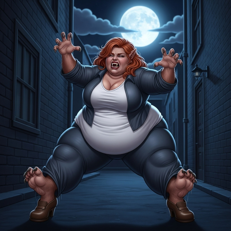 Eerie Werewolf Transformation: Torment & Full Moon