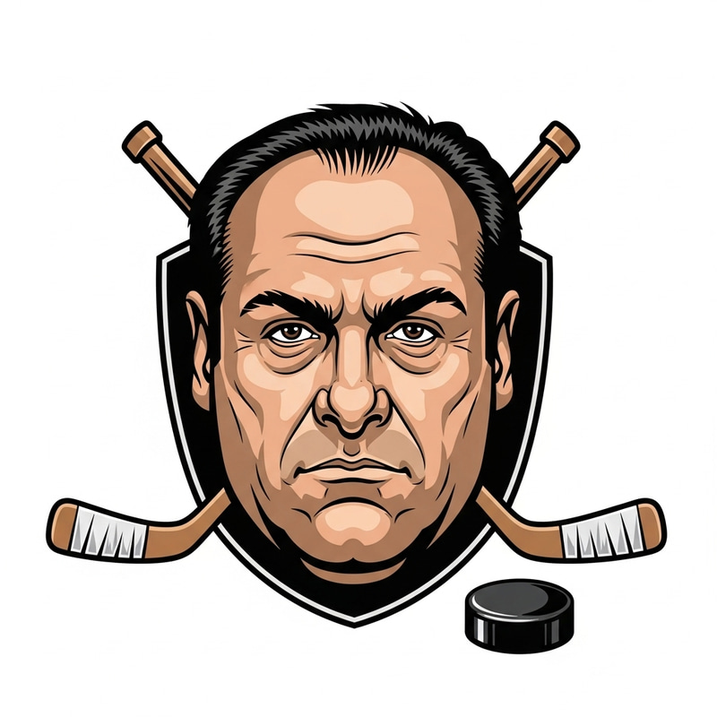 Tony Soprano Hockey Logo | Intriguing Face Design Tony Soprano Hockey Logo | Intriguing Face Design
