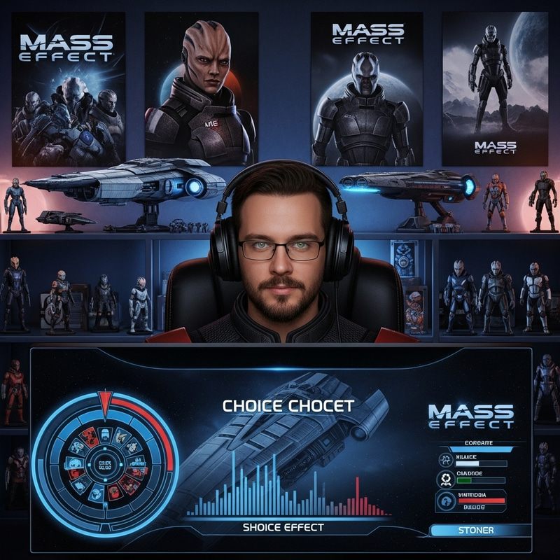 Average Mass Effect Player - Digital Illustration Average Mass Effect Player - Digital Illustration