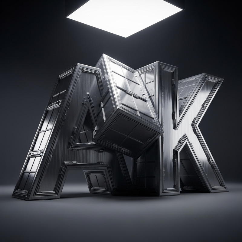 A K Cube Intersection: Visualizing Steel Alphabet Art A K Cube Intersection: Visualizing Steel Alphabet Art