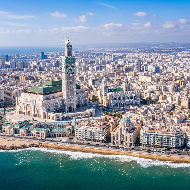 Glamorous Casablanca: City Encrusted with Strass Stones Glamorous Casablanca: City Encrusted with Strass Stones