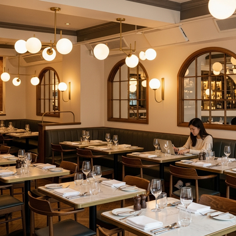 Article Writing in a Cozy Restaurant Interior: Creative Vibes Article Writing in a Cozy Restaurant Interior: Creative Vibes