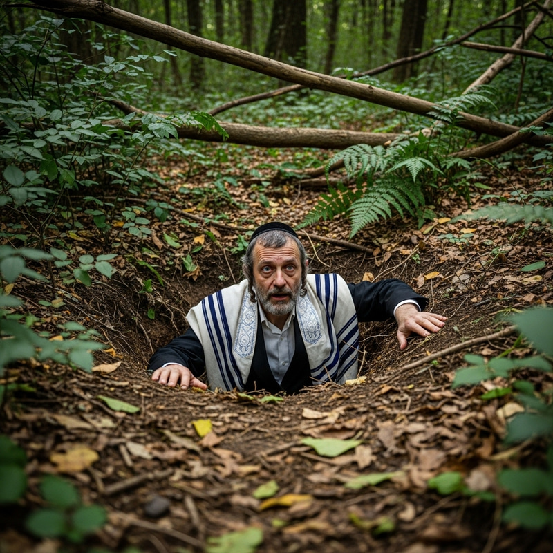 Jewish Rabbi Emerges from Underground with Determination Jewish Rabbi Emerges from Underground with Determination