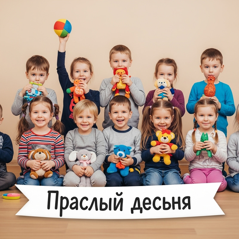 Russian Orphan Children Happy with Toys