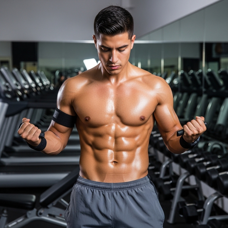 Empowering Abs Workout - Inspiring Hispanic Young Man Empowering Abs Workout - Inspiring Hispanic Young Man