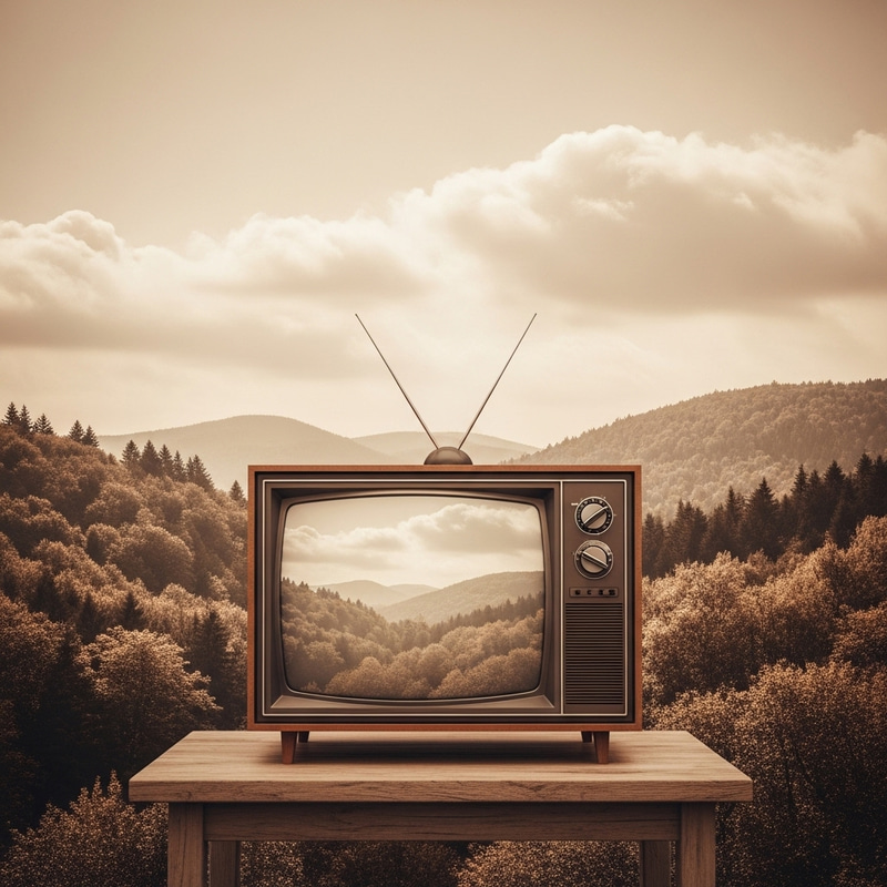 Vintage Album Cover with Calm Colors Vintage Album Cover with Calm Colors