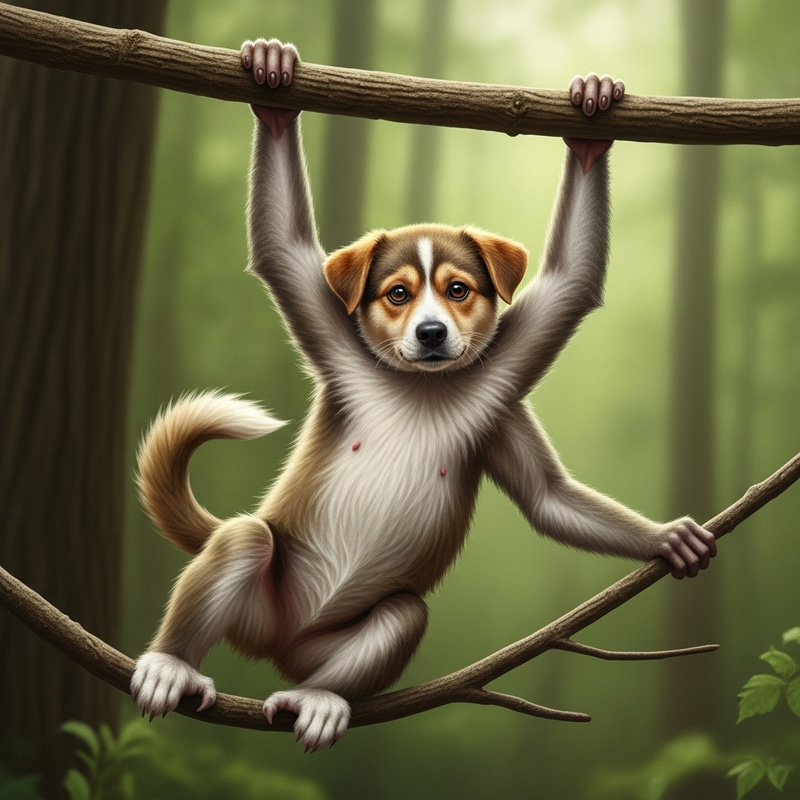 Dog-Monkey Mix: Unique Hybrid Creature Dog-Monkey Mix: Unique Hybrid Creature