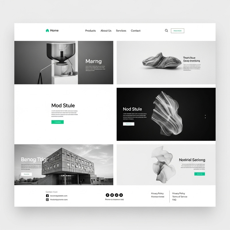 Modern Website Design | Elegant Minimalism Modern Website Design | Elegant Minimalism