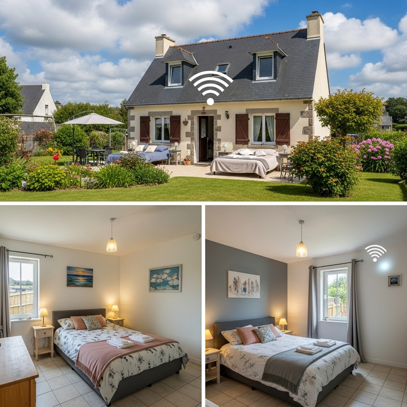 Charming Maison Kerberso: Pléhédel, Côtes d'Armor - 3 Bedrooms Charming Maison Kerberso: Pléhédel, Côtes d'Armor - 3 Bedrooms