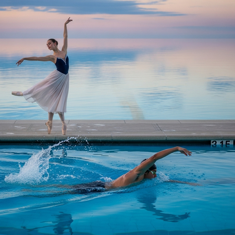 Ballet and Swimming: An Enchanting Combination Ballet and Swimming: An Enchanting Combination