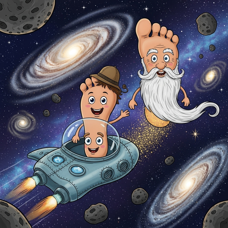 Feet Wars: A Galactic Adventure with Courageous Foot Characters Feet Wars: A Galactic Adventure with Courageous Foot Characters