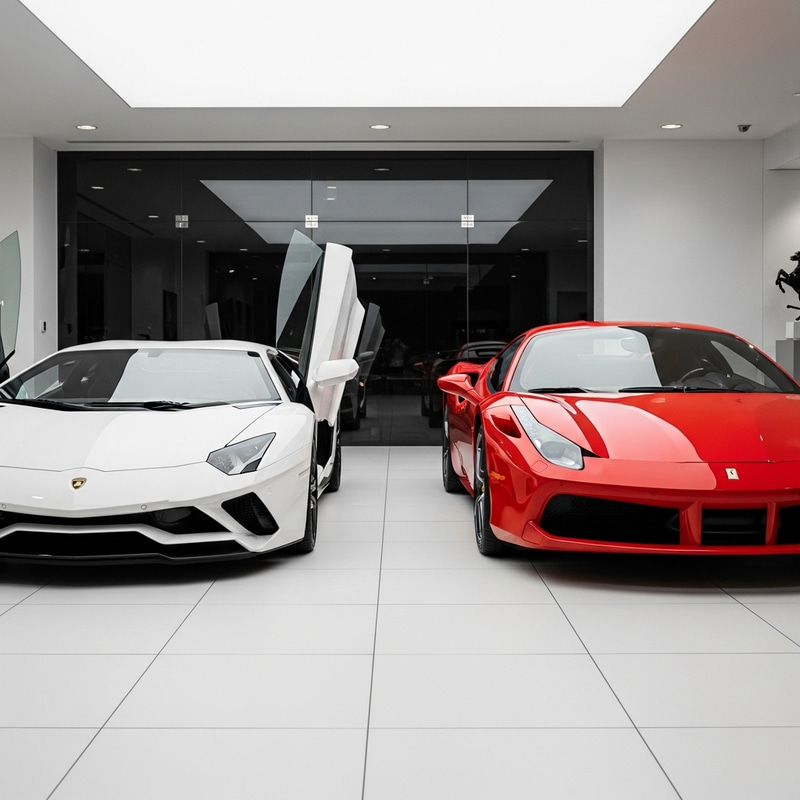 Italian Supercars: Lamborghini vs Ferrari | Exquisite Showroom Showcase Italian Supercars: Lamborghini vs Ferrari | Exquisite Showroom Showcase