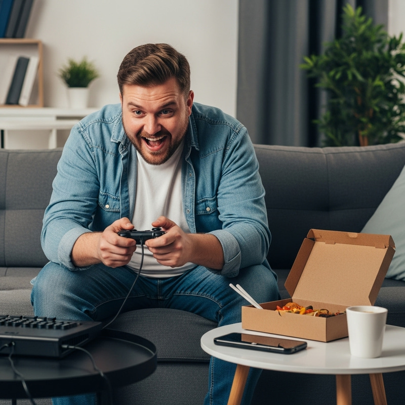 Epic Gaming Session: Takeaway Delight