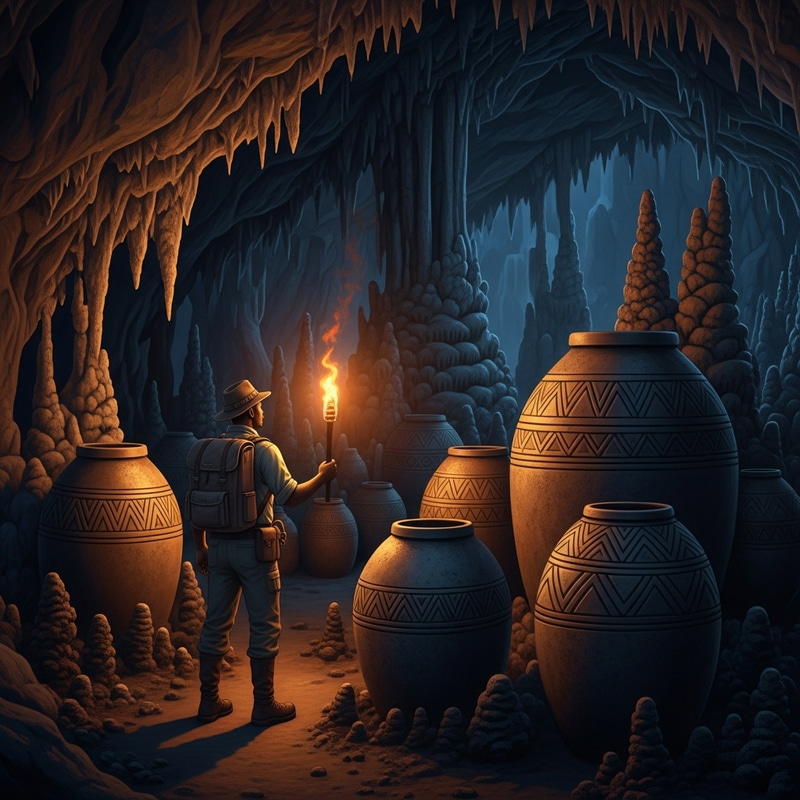 Explore a Mysterious Cave of Tall Jars Explore a Mysterious Cave of Tall Jars