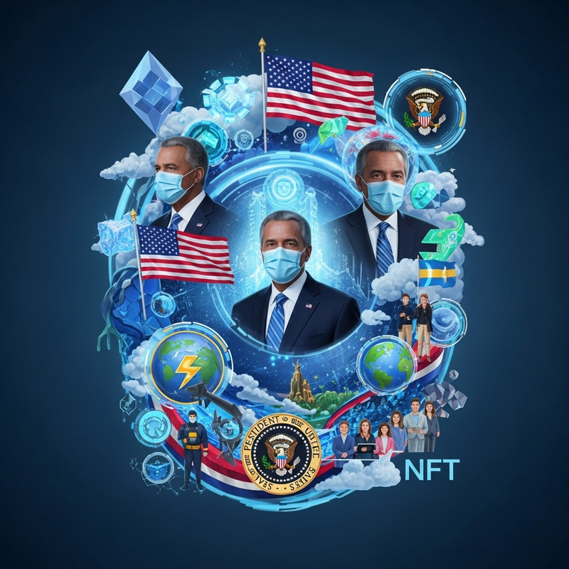 NFT Artwork Celebrating Biden's Vision and Leadership