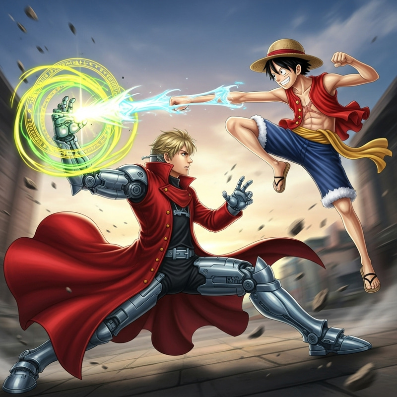 Edward Elric vs Luffy: Alchemy vs Elasticity