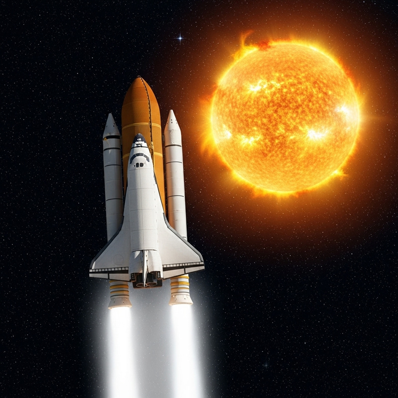 Space Shuttle Journey to the Sun Space Shuttle Journey to the Sun