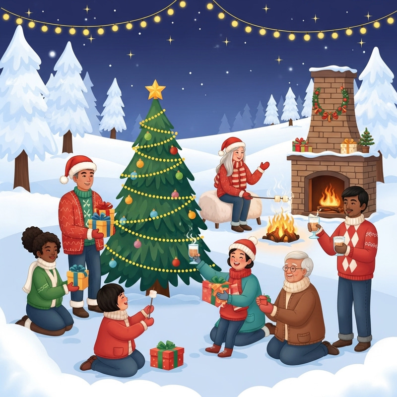 Heartfelt Christmas Wishes and Diverse Gift Sharing Heartfelt Christmas Wishes and Diverse Gift Sharing