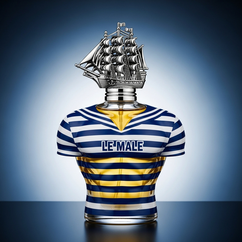 Jean Paul Gaultier Le Male Perfume Bottle - Masculine Fragrance Icon Jean Paul Gaultier Le Male Perfume Bottle - Masculine Fragrance Icon