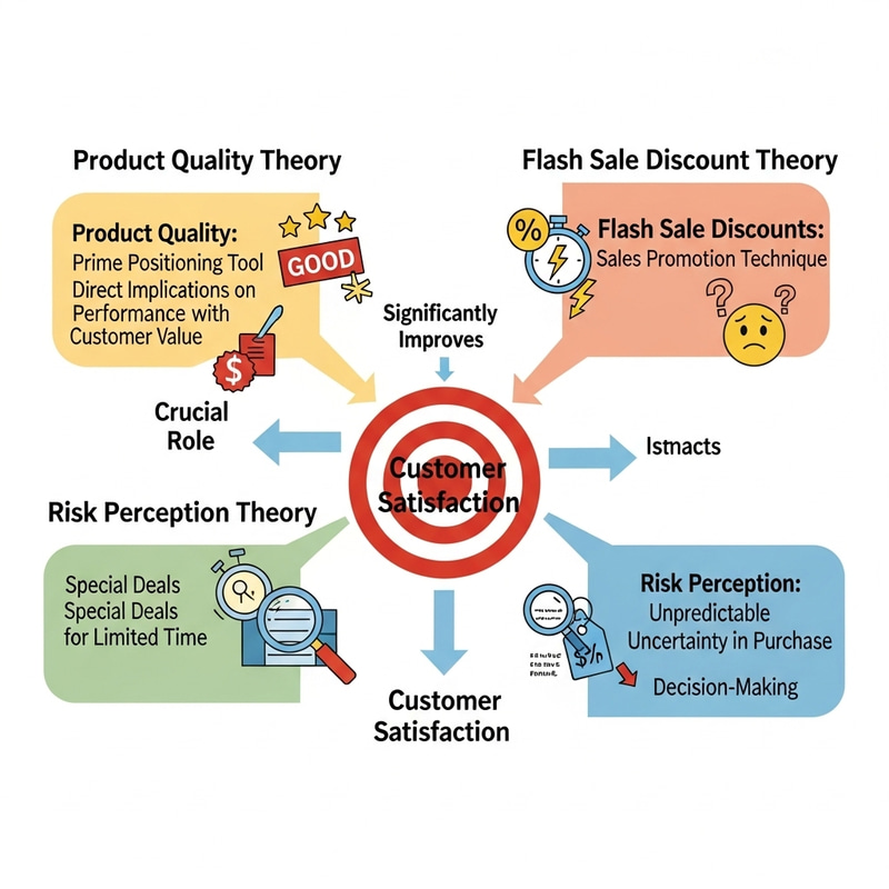 Product Quality, Flash Sale Discounts, and Risk Perception Influence on Customer Satisfaction