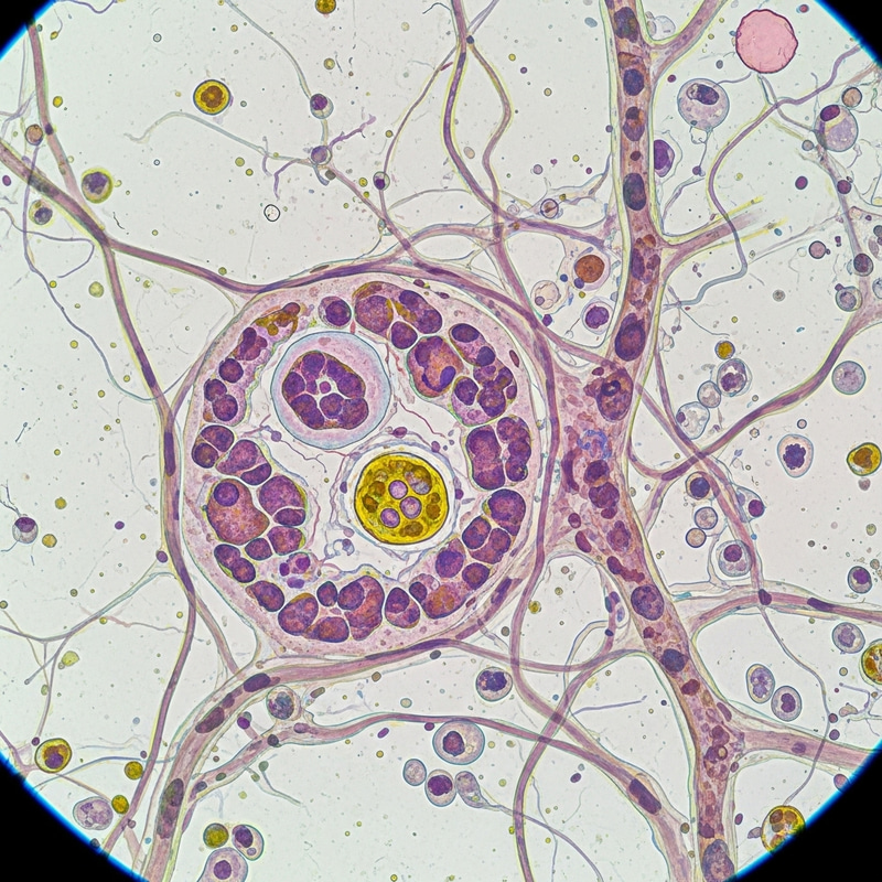 Sural Nerve Biopsy in Abstract Realism Art