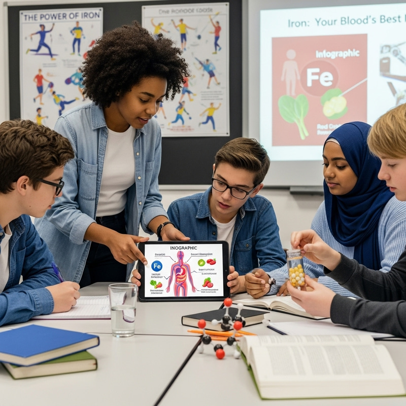 Teenagers' Knowledge Boost: Tablet Addition Improves Blood Health Teenagers' Knowledge Boost: Tablet Addition Improves Blood Health