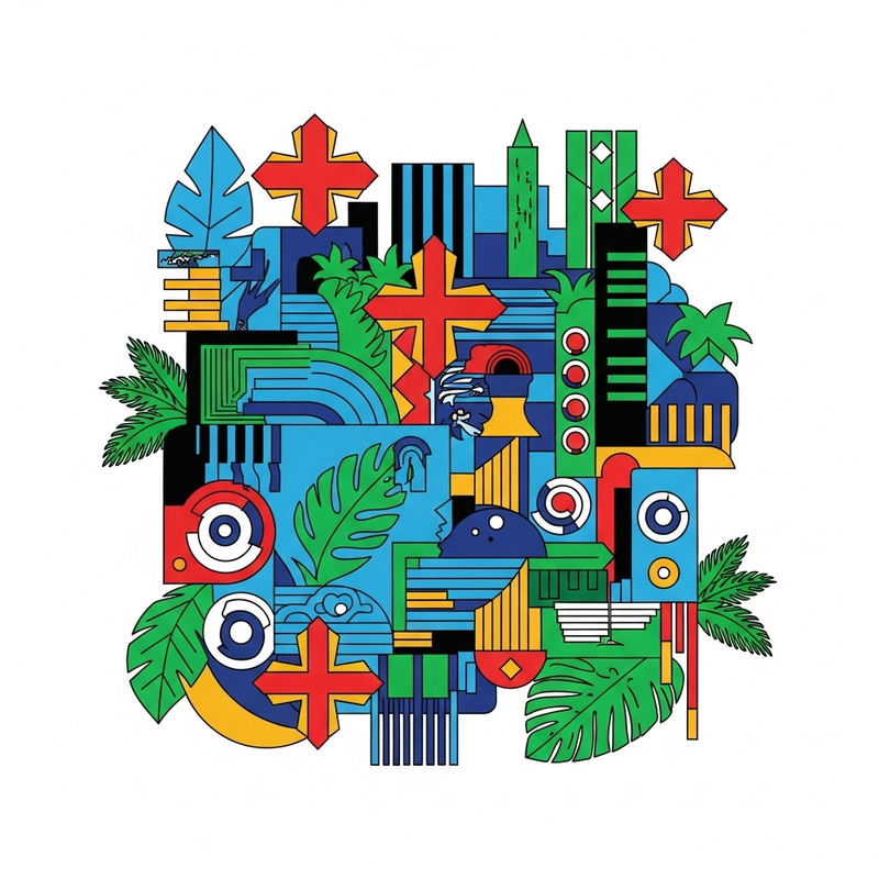 Philippine Contemporary Arts: Abstract Patterns and Vibrant Colors Philippine Contemporary Arts: Abstract Patterns and Vibrant Colors