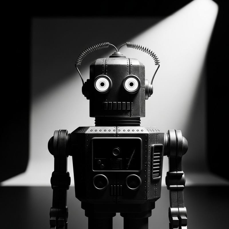 1950's Retro-Futuristic Robot from Sci-Fi Movie