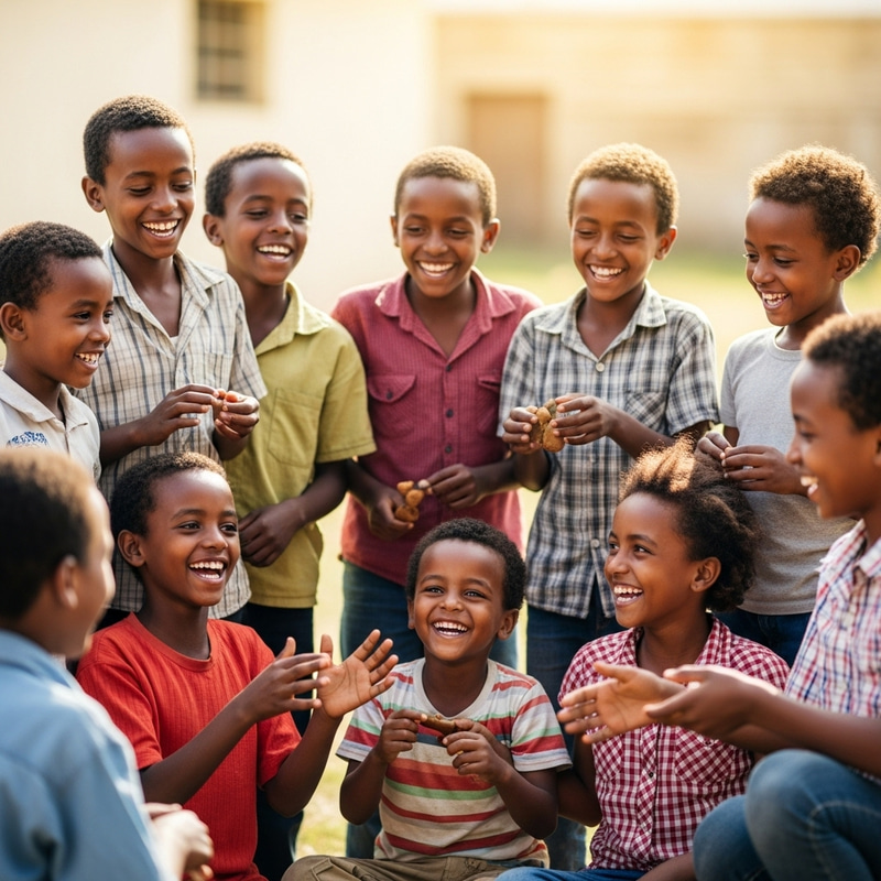 Habeshan Kids United in Joy | Genuine Happiness & Friendship Habeshan Kids United in Joy | Genuine Happiness & Friendship