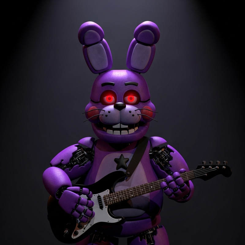 Mysterious Bonnie from Five Nights at Freddy's Mysterious Bonnie from Five Nights at Freddy's