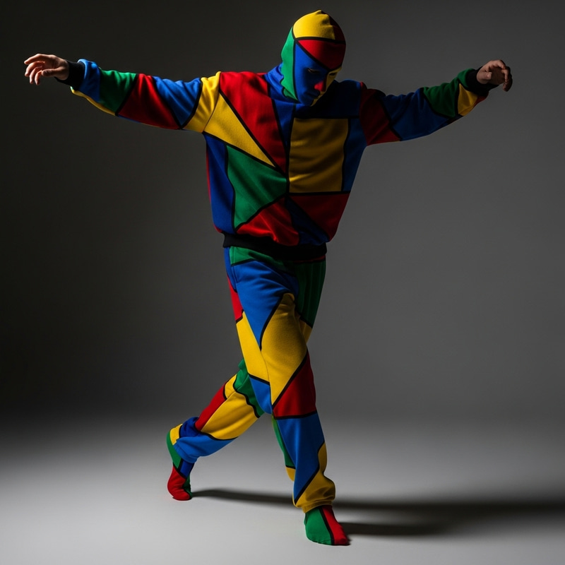 Abstract Art Figure in Bold Colors | High-Resolution Photography Abstract Art Figure in Bold Colors | High-Resolution Photography