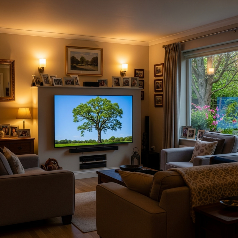 Cozy Home with Nature-Inspired Living Room Cozy Home with Nature-Inspired Living Room