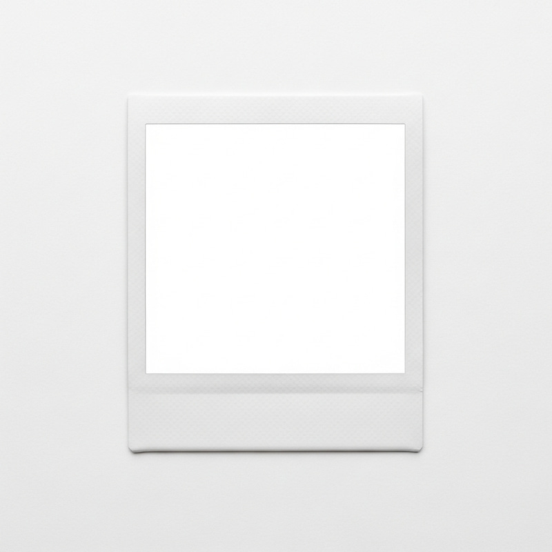 Polaroid Photo on White Background Polaroid Photo on White Background