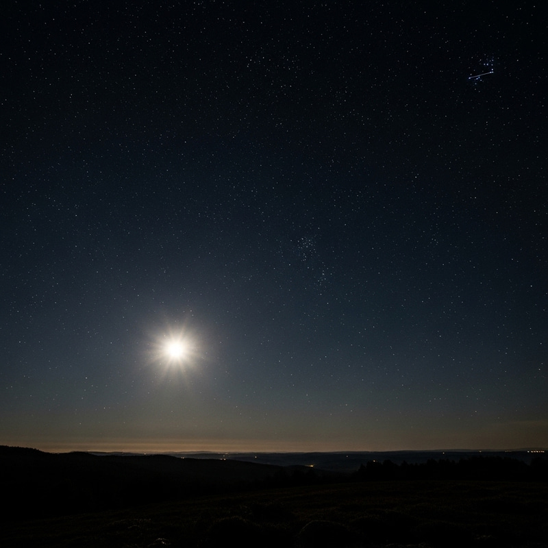 Calming Night Sky: A Celestial Invitation Calming Night Sky: A Celestial Invitation