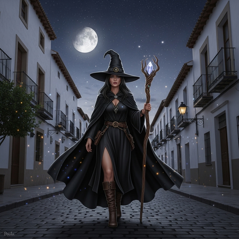 Magical Night Stroll with Witch Paula in Cordoba