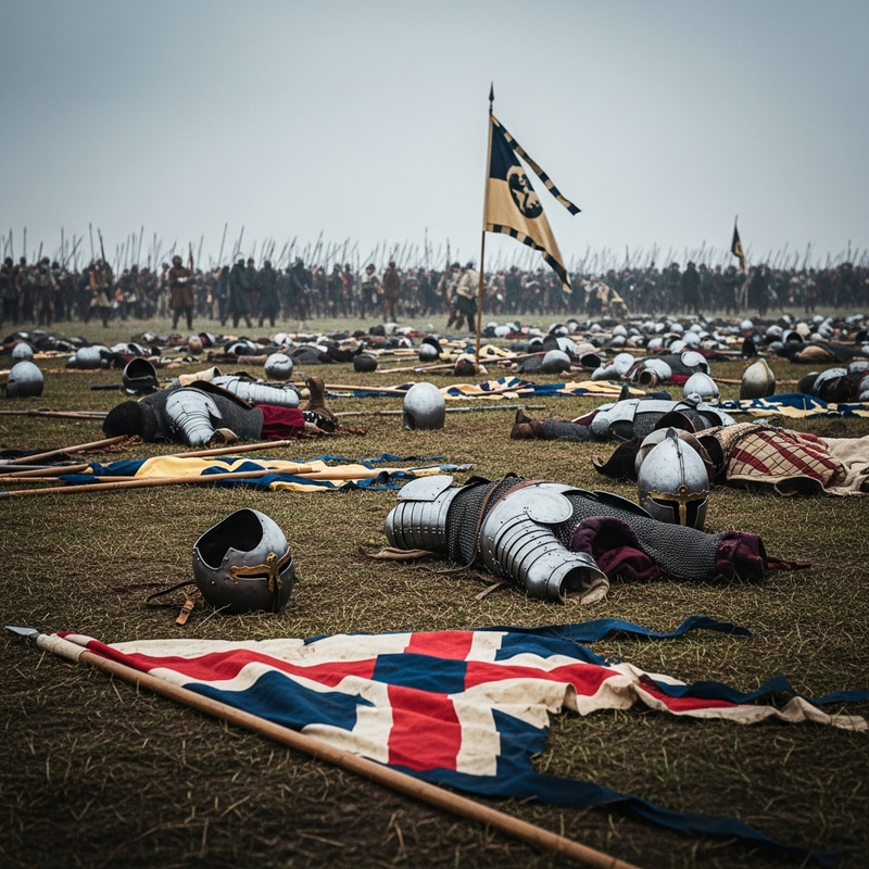 Harrowing Remnants: Battle Field Scene of a Fierce Encounter Harrowing Remnants: Battle Field Scene of a Fierce Encounter